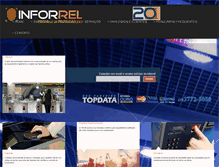 Tablet Screenshot of inforrel.com.br